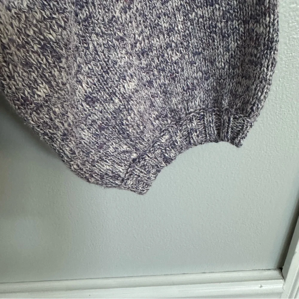 J Crew Puff Sleeve Crewneck Sweater